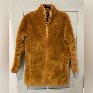 J Crew Brown Teddy Coat